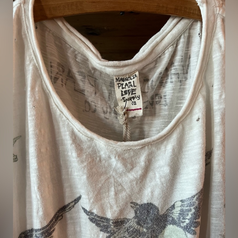 Bird Print Women's Top - Picture 5 of 14